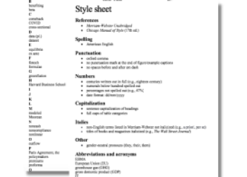 What is a copyediting style sheet, and how can it improve your writing?