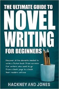 The cover of "How to Write a Science Fiction Novel: Create a Captivating Science Fiction Novel with Confidence" by Hackney and Jones (2023)