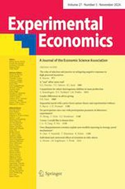 Experimental Economics